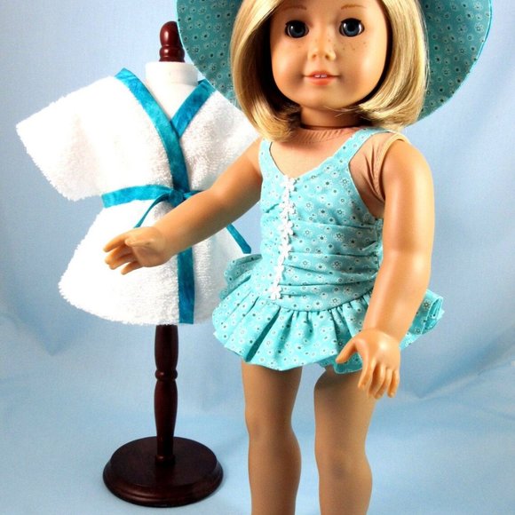 Doll Clothes 18 Inch - 3-Piece Swim Set fits Ameri - Picture 10 of 10